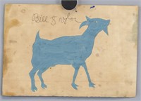 American Mixed Media on Paper Bill Traylor