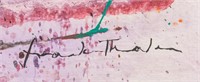 American Abstract OOC Signed Frankenthaler