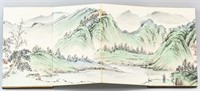 Chinese Watercolor Booklet Signed Wang Jian