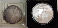 2000 and 2006 silver Eagles