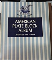 American plate block album, Airmail 1918 to