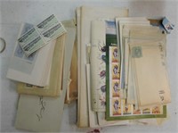 US stamp lot of plate block, sheets, FDC