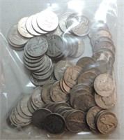Bag of 80 silver halves