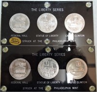Lot of 2 'The Liberty Series' coin sets