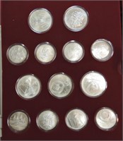 1980 Moscow Olympic silver medal set,