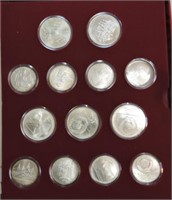 1980 Moscow Olympic silver medal set,