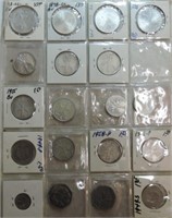 Page of 19 foreign coins