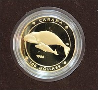 1988 Canada $100 gold proof