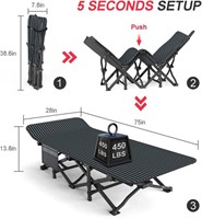 ATORPOK Camping Cot for Adults