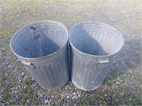 Two (2) 20-gallon Trash Cans