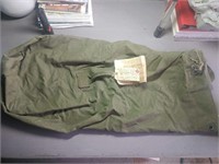 Military Duffle Bag with tags - Date shows 1945