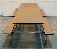 Rolling Cafeteria Table