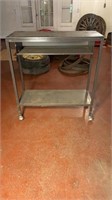 Metal Cart 14x36x39.5 inches tall