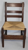 Quaint Furniture Stickley solid oak side chair