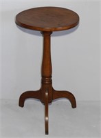 antique solid walnut tripod table
