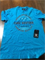 PURE WESTERN MENS SHIRT large
