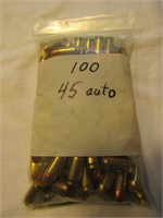 100 rounds of 45 auto