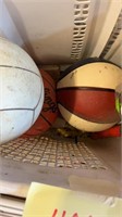 Box of playground balls w pump