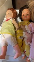 Dolls vintage old  qty 7