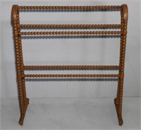 antique Jenny Lind qulit display rack solid