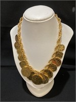 The Golden Carribean Necklace 24 Carat Gold Plated