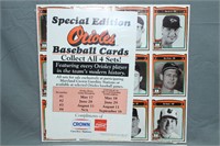 Full Set of Special Edition Orioles Cards