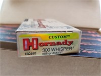 200 - Cartridges of Hornady 300 Whisper 208gr.