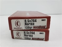 31 - Nosler Custom 6.5-284 Norma Cartridges