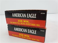 40 - American Eagle .308 Win Cartridges
