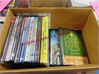 Box with various DVD's, Artist includes, Charley