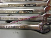 Craftsman combo wrench set, not complete