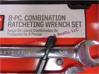 Craftsman 8-Pc Combination Ratcheting Wrench Set