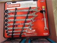 Craftsman 8-Pc Combination Ratcheting Wrench Set