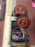 Group with New Craftsman Tape Measures,