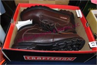 NIB Pair of Craftsman leather work boots, size 13