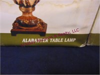 Pair of NIB Dale Lighting Alabaster table