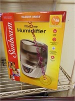 NIB Sunbeam Warm Mist Humidifier