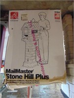 NIB Mailmaster stone hill plus mailbox stand