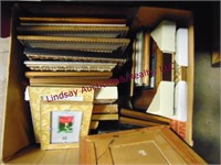 1 box of 25 pictures and picture frames