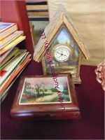 Musical Jewelry box and desk clock