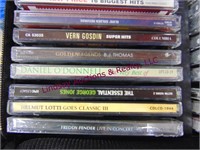 Approximately 28 music CD's, mostly country