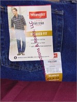 3 pairs of new Wrangler jeans, 40 x 32