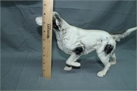 Vintage Solid Cast Iron Dog Statue
