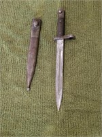 WWII M38 MAUSER BAYONET W/ STEEL SCABBORD