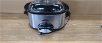 Rival Crock-Pot stoneware slow cooker smart pot,
