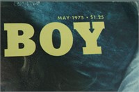 6 Vintage 1975 Play Boy Magazines