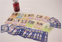 Cartes Pokémon avec boîtier