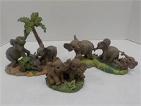 Playful Elephants