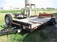 2018 Salvation Trailers 20ft Dove Tail Flat Bed