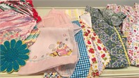 Vintage Aprons, Crotched Hot Pads & More